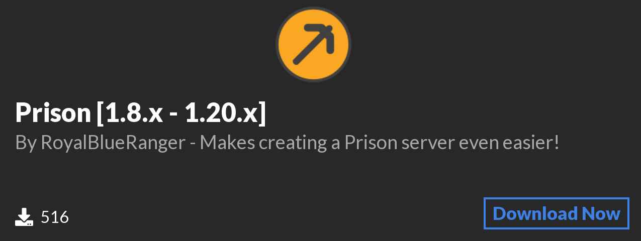 Download Prison [1.8.x - 1.18.x] on Polymart.org