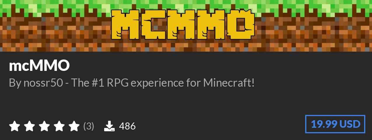 Download mcMMO on Polymart.org