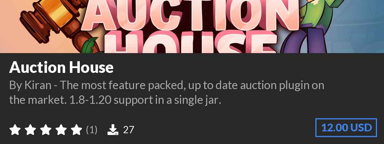 Download Auction House on Polymart.org