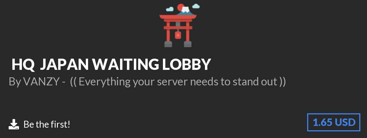 Download ✨ HQ ➝ JAPAN WAITING LOBBY on Polymart.org