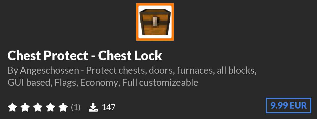 Download Chest Protect - Chest Lock on Polymart.org