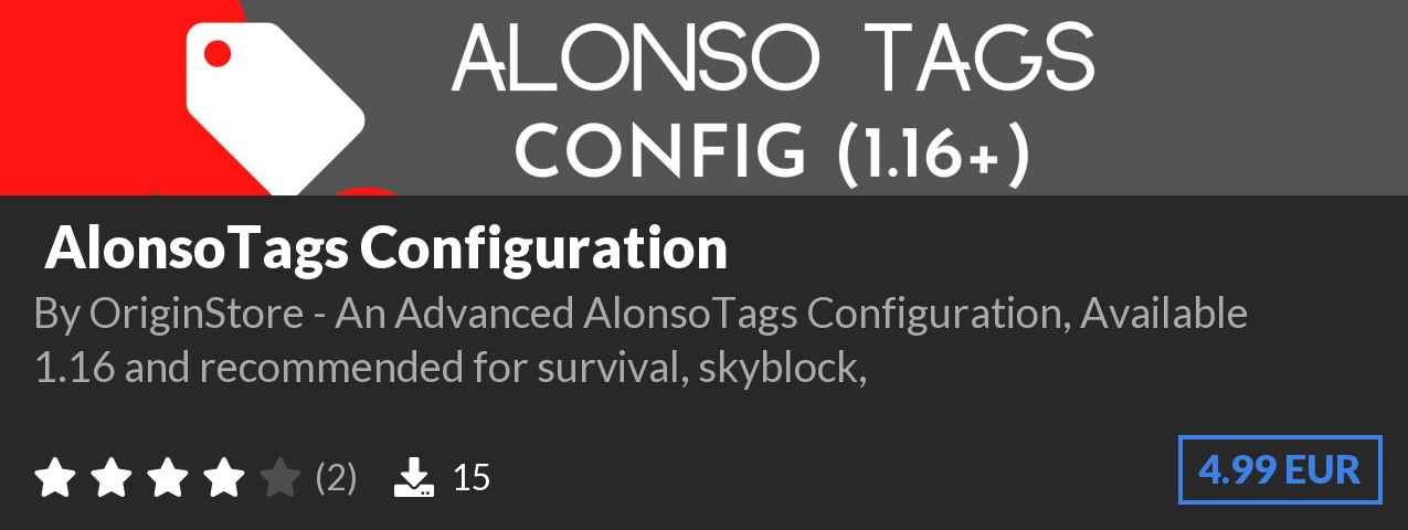 Download 🏷️ AlonsoTags Configuration on Polymart.org