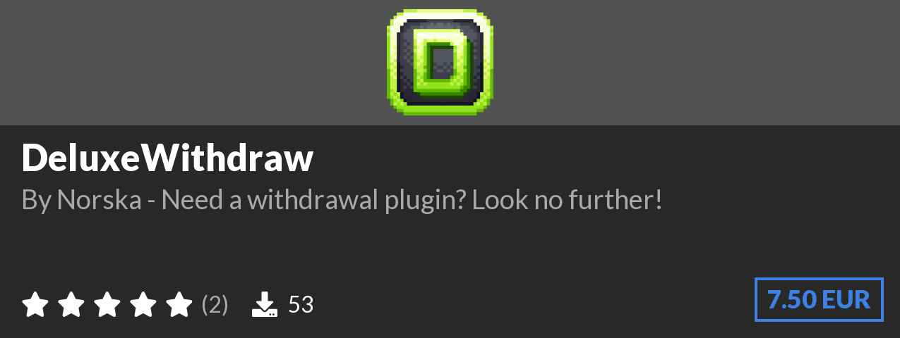 Download DeluxeWithdraw on Polymart.org