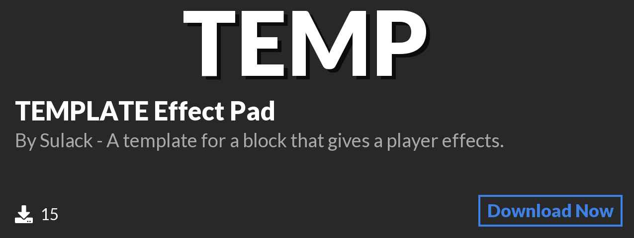 Download TEMPLATE Effect Pad on Polymart.org